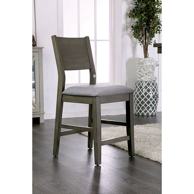 Anton 7 Pc Counter Ht Table Set - Gray