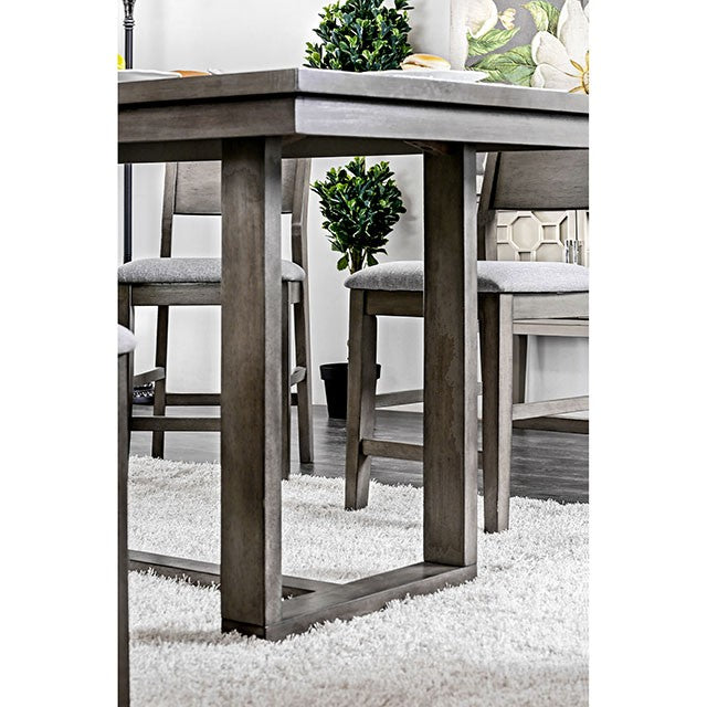 Anton 7 Pc Counter Ht Table Set - Gray