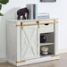 Bacerra Sofa Table - Antique White/Gold