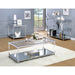 Ludvig Sofa Table - Chrome/Clear