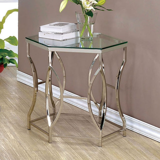 Zola End Table - Chrome