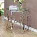 Zola End Table - Chrome