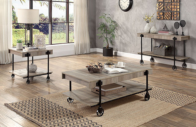 Lobb Sofa Table - Natural Tone/Black