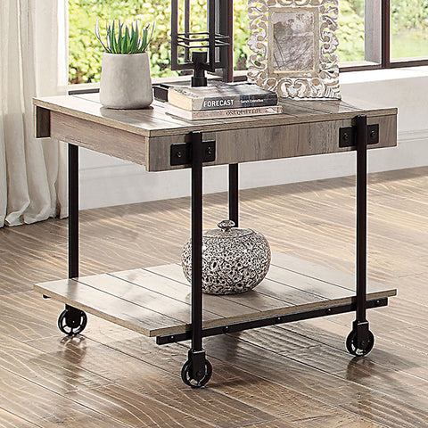 Mesa auxiliar Lobb - tono natural/negro