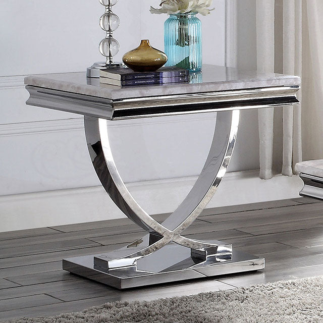 Wettingen End Table - Chrome