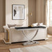 Wettingen Sofa Table - Black/Chrome