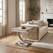 Wettingen End Table - Green/Chrome