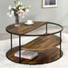 Orrin Coffee Table - Walnut/Black