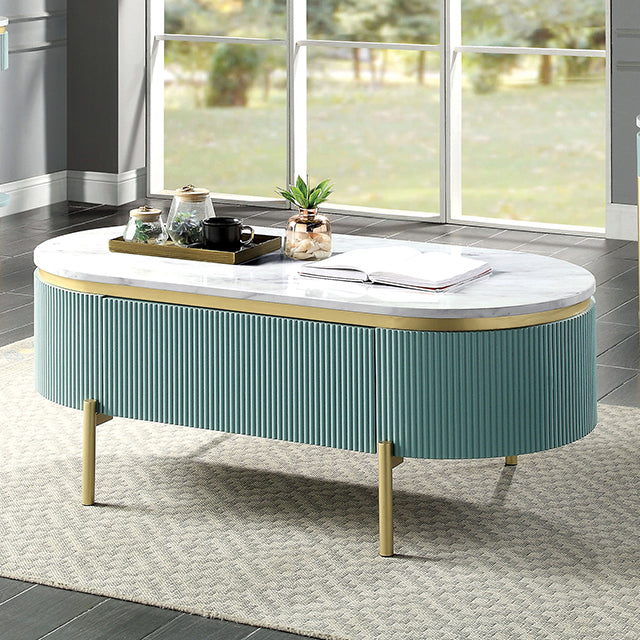 Koblenz Coffee Table - Light Teal