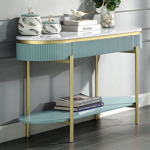 Koblenz Sofa Table - Light Teal