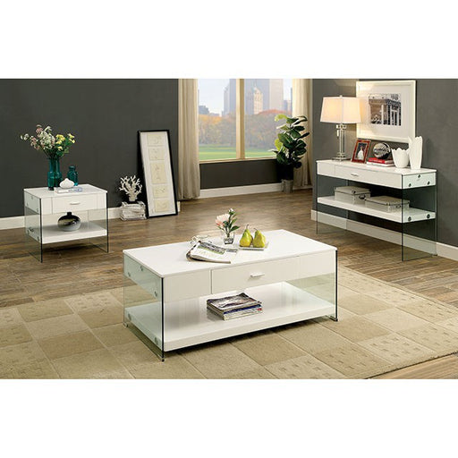 Raya Sofa Table - White