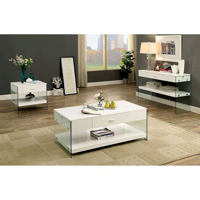 Raya Sofa Table - White