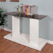 Mannedorf Sofa Table - Black/White