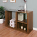Langenthal Sofa Table - Black/Dark Walnut
