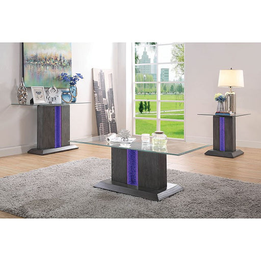 Rhyl End Table - Gray