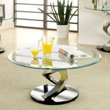 Nova Coffee Table - Satin Plated/Black