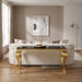 Villarsglane Sofa Table - Beige/Gold / Sofa Table (CM4284GDBK-S-TABLE)