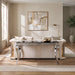Wetzikon Sofa Table - Silver/Black