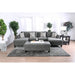 Lowry Sectional w/ Ottoman - Gray