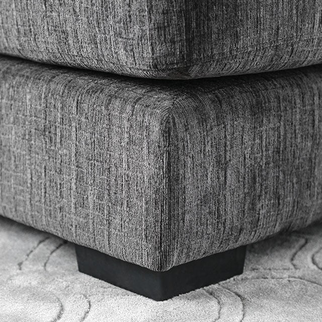 Kaylee U-Sectional w/ Right Chaise - Gray