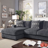 Kaylee L-Sectional w/ Left Chaise - Gray