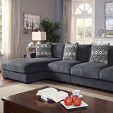 Kaylee Large L-Sectional w/ Left Chaise - Gray