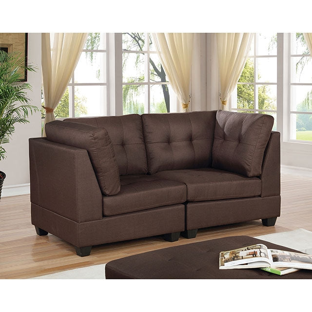 Pencoed Loveseat - Brown