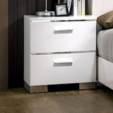 Carlie Night Stand - White