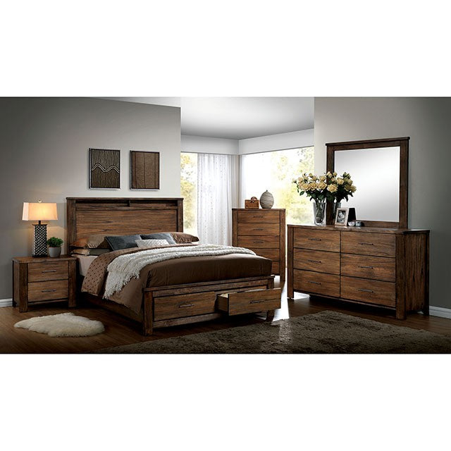 Elkton Mirror - Antique Oak