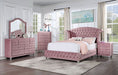 Zohar 5 Pc Bedroom Set - Pink