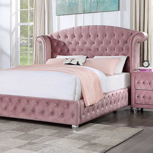Zohar 5 Pc Bedroom Set - Pink