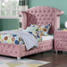 Zohar 4 Pc Bedroom Set - Pink - Twin