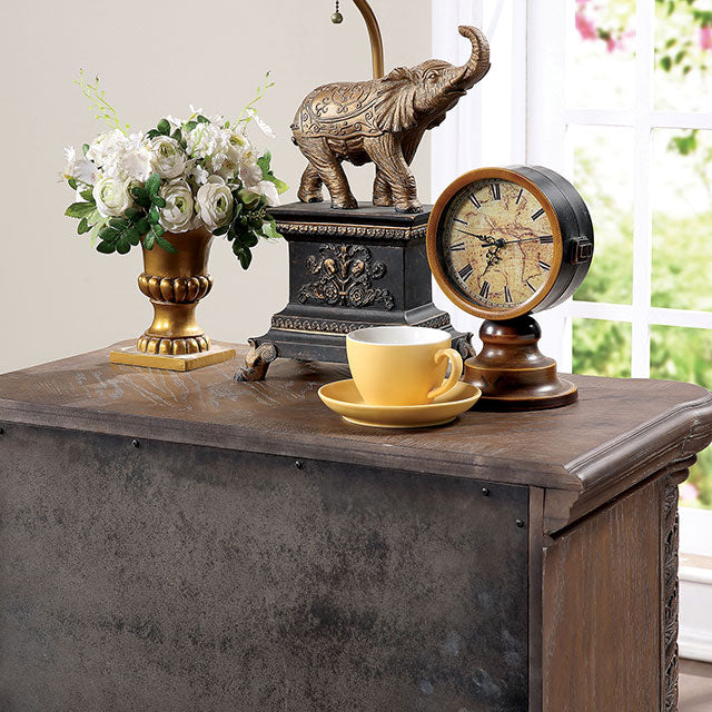 Timandra Night Stand - Rustic Natural Tone