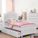 Olivia 4 Pc Bedroom Set - White - Full