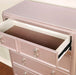 Ariston 4 Pc Bedroom Set - Rose Gold