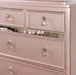 Ariston 4 Pc Bedroom Set - Rose Gold