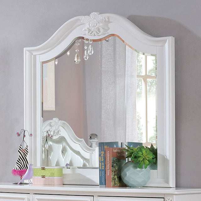 Belva Mirror - White