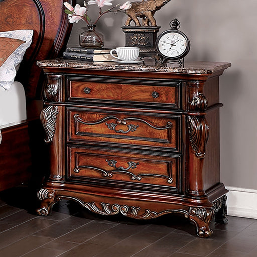 Rosewood Night Stand - Antique Dark Oak