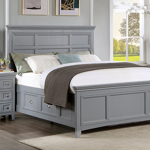 Castlile 5 Pc Bedroom Set - Gray