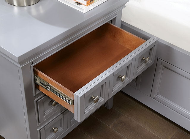 Castlile Night Stand - Gray