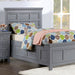 Castlile 4 Pc Bedroom Set - Gray - Twin