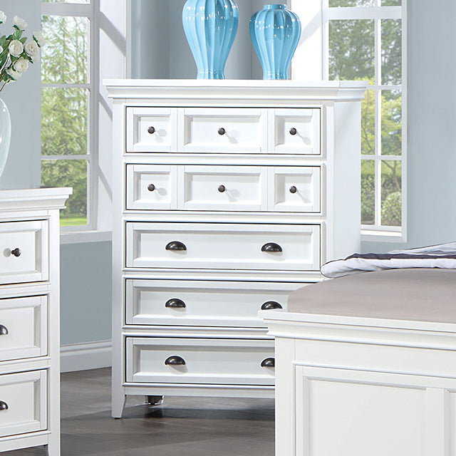 Castile Chest - White
