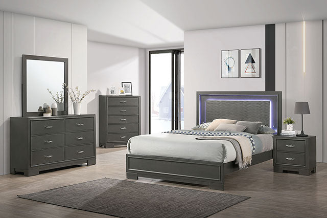 Alison Mirror - Metallic Gray