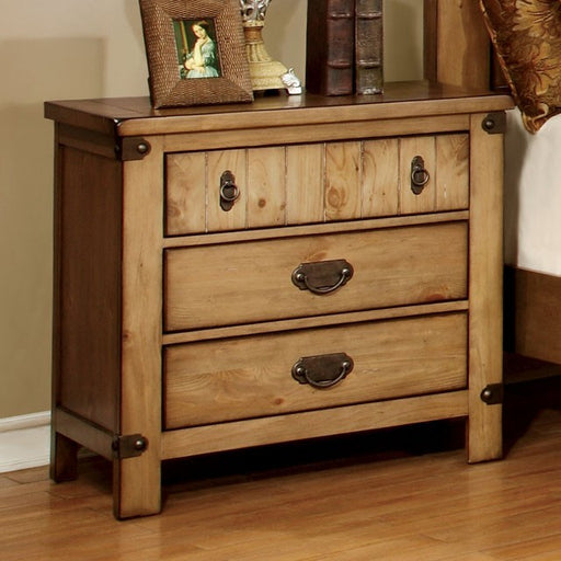 Pioneer Night Stand - Weathered Elm