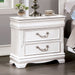 Alecia Night Stand - White