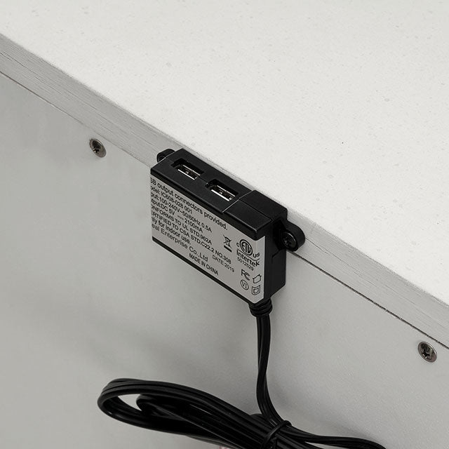 Alecia Night Stand - White