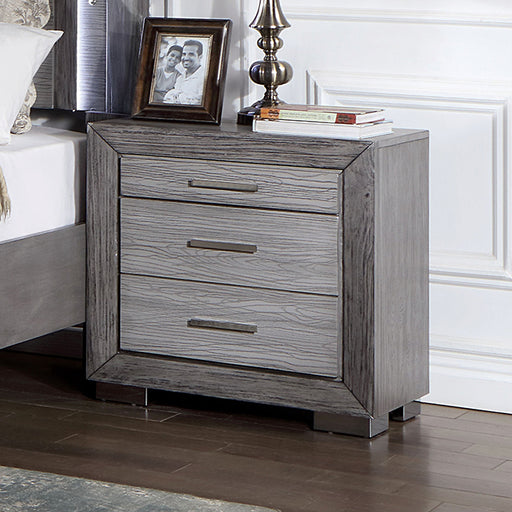 Raiden Night Stand - Gray