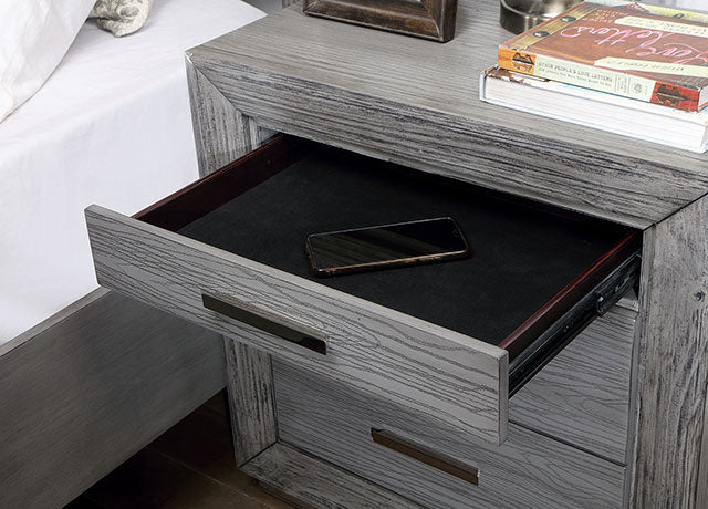 Raiden Night Stand - Gray