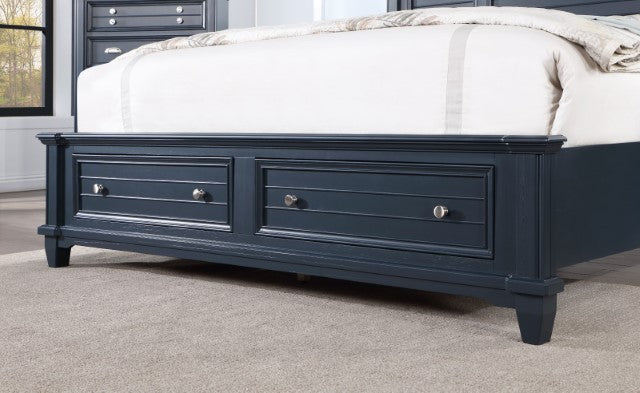 Manzanillo 4 Pc Bedroom Set - Slate Blue