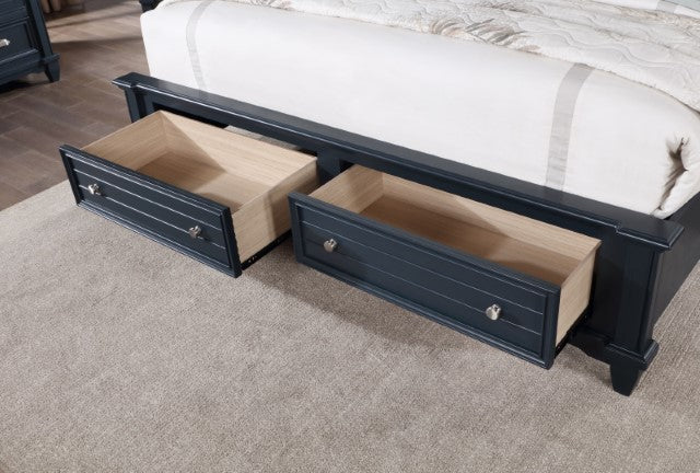 Manzanillo 4 Pc Bedroom Set - Slate Blue